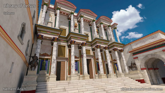 Celsus library virtual reconstruction